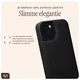 AVY Apple iPhone 15 Hoesje met Koord Haakjes MagSafe Leer Zwart afbeelding 9