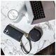 AVY Apple iPhone 15 Hoesje met Koord Haakjes MagSafe Leer Zwart afbeelding 2