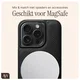 AVY Apple iPhone 15 Pro Hoesje met Koord Haakjes MagSafe Leer Zwart afbeelding 8