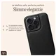 AVY Apple iPhone 14 Pro Hoesje met Koord Haakjes MagSafe Leer Zwart afbeelding 9