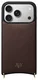 AVY Apple iPhone 17 Pro Hoesje met Koord Haakjes MagSafe Leer Chocolate
