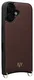 AVY Apple iPhone 16 Hoesje met Koord Haakjes MagSafe Leer Chocolate afbeelding 10