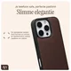 AVY Apple iPhone 16 Pro Hoesje met Koord Haakjes MagSafe Leer Chocolate afbeelding 9