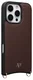 AVY Apple iPhone 16 Pro Max Hoesje met Koord Haakjes MagSafe Leer Chocolate afbeelding 10