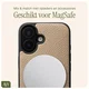 AVY Apple iPhone 17 Hoesje met Koord Haakjes MagSafe Leer Beige afbeelding 8