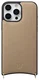 AVY Apple iPhone 16 Pro Hoesje met Koord Haakjes MagSafe Leer Beige