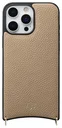 AVY Apple iPhone 16 Pro Hoesje met Koord Haakjes MagSafe Leer Beige