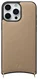 AVY Apple iPhone 16 Pro Max Hoesje met Koord Haakjes MagSafe Leer Beige
