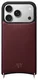 AVY Apple iPhone 17 Pro Hoesje met Koord Haakjes MagSafe Leer Burgundy