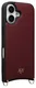 AVY Apple iPhone 16 Hoesje met Koord Haakjes MagSafe Leer Burgundy afbeelding 10