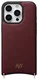 AVY Apple iPhone 16 Pro Max Hoesje met Koord Haakjes MagSafe Leer Burgundy