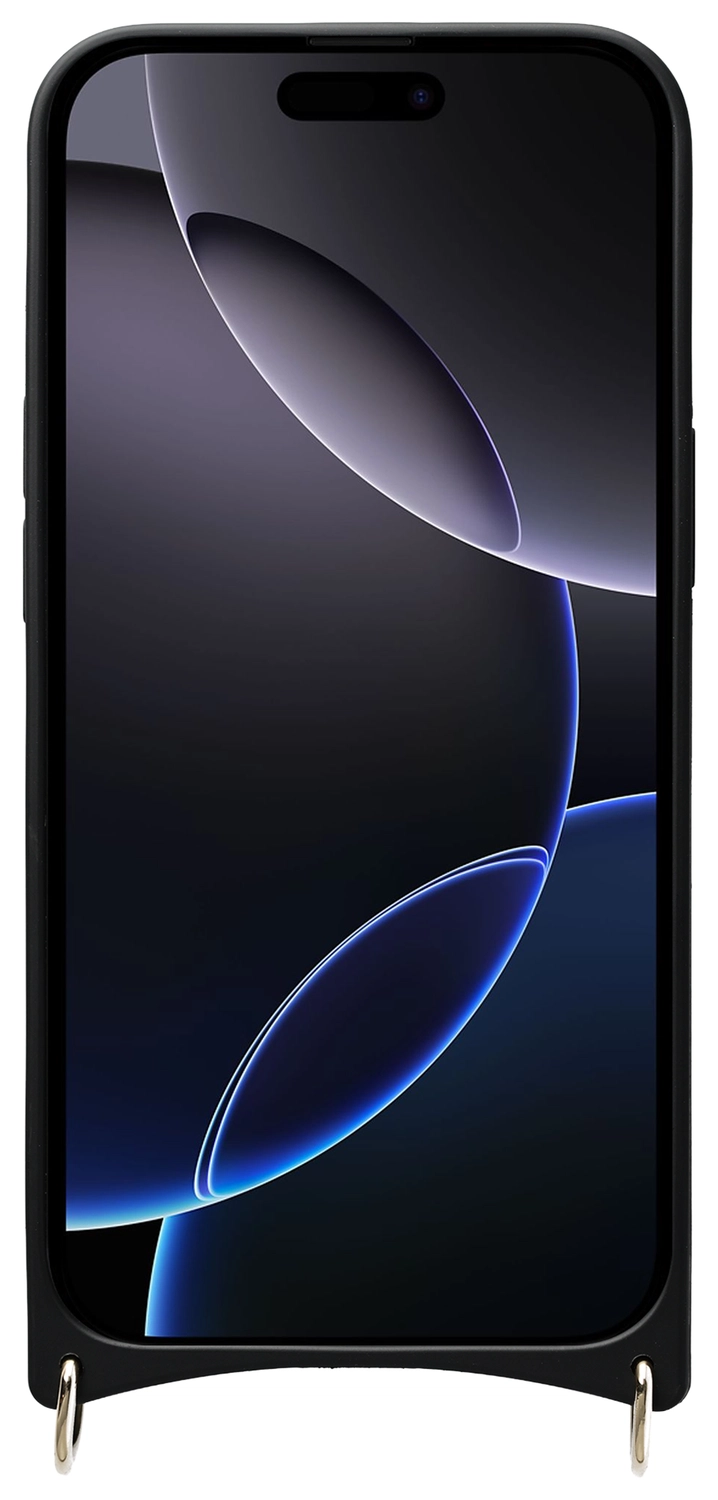 AVY Apple iPhone 16 Pro Max Hoesje met Koord Haakjes MagSafe Leer Burgundy afbeelding 11
