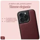 AVY Apple iPhone 15 Pro Hoesje met Koord Haakjes MagSafe Leer Burgundy afbeelding 9