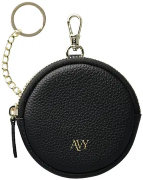 AVY Mini Leren Telefoontasje / Phone Bag Leather Zwart