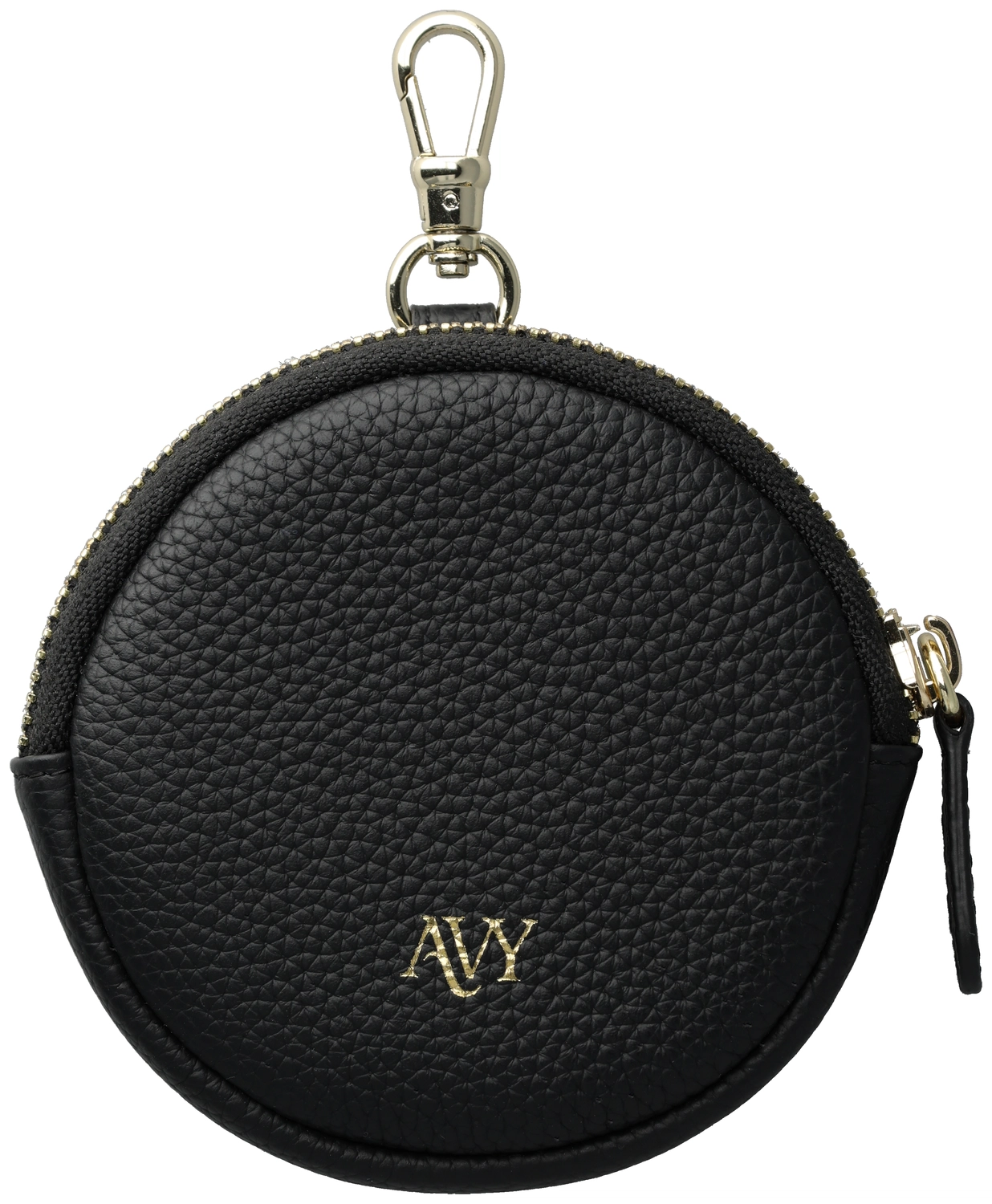 AVY Mini Leren Telefoontasje / Phone Bag Leather Zwart afbeelding 9