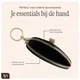 AVY Mini Telefoontasje / Phone Bag Pouch met Rits en Haakje Leer Beige afbeelding 6