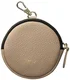 AVY Mini Telefoontasje / Phone Bag Pouch met Rits en Haakje Leer Beige afbeelding 7