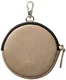 AVY Mini Telefoontasje / Phone Bag Pouch met Rits en Haakje Leer Beige afbeelding 8