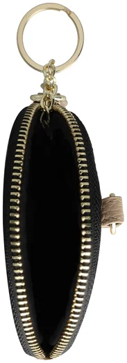 AVY Mini Telefoontasje / Phone Bag Pouch met Rits en Haakje Leer Beige afbeelding 9