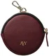 AVY Mini Telefoontasje / Phone Bag Pouch met Rits en Haakje Leer Burgundy afbeelding 7