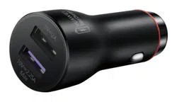 Originele Huawei CP36 22.5W Autolader USB-A + USB-A naar USB-C Kabel 1M Grijs afbeelding