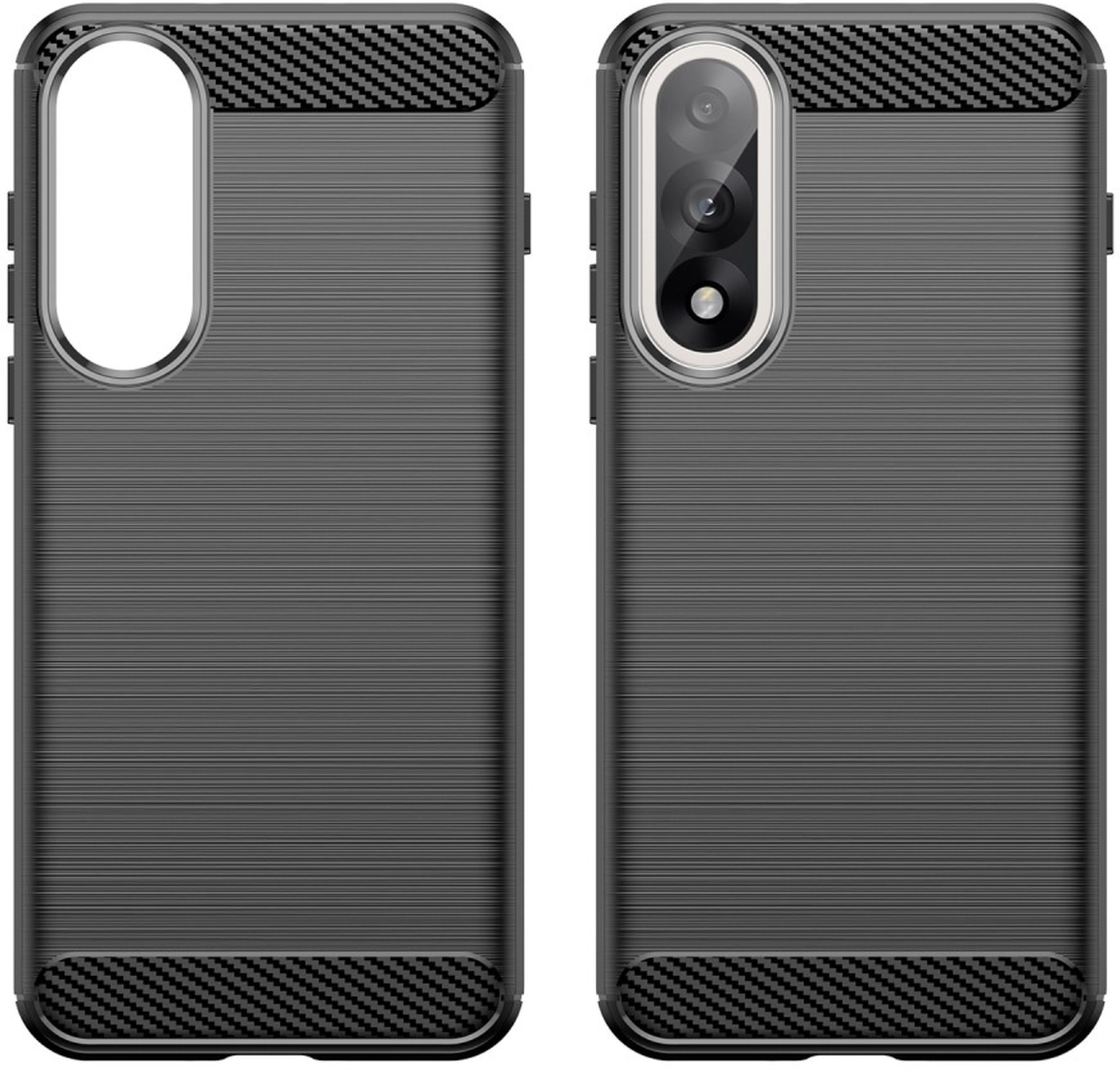 OnePlus Nord 5 Hoesje Geborsteld TPU Flexibele Back Cover Zwart afbeelding 8