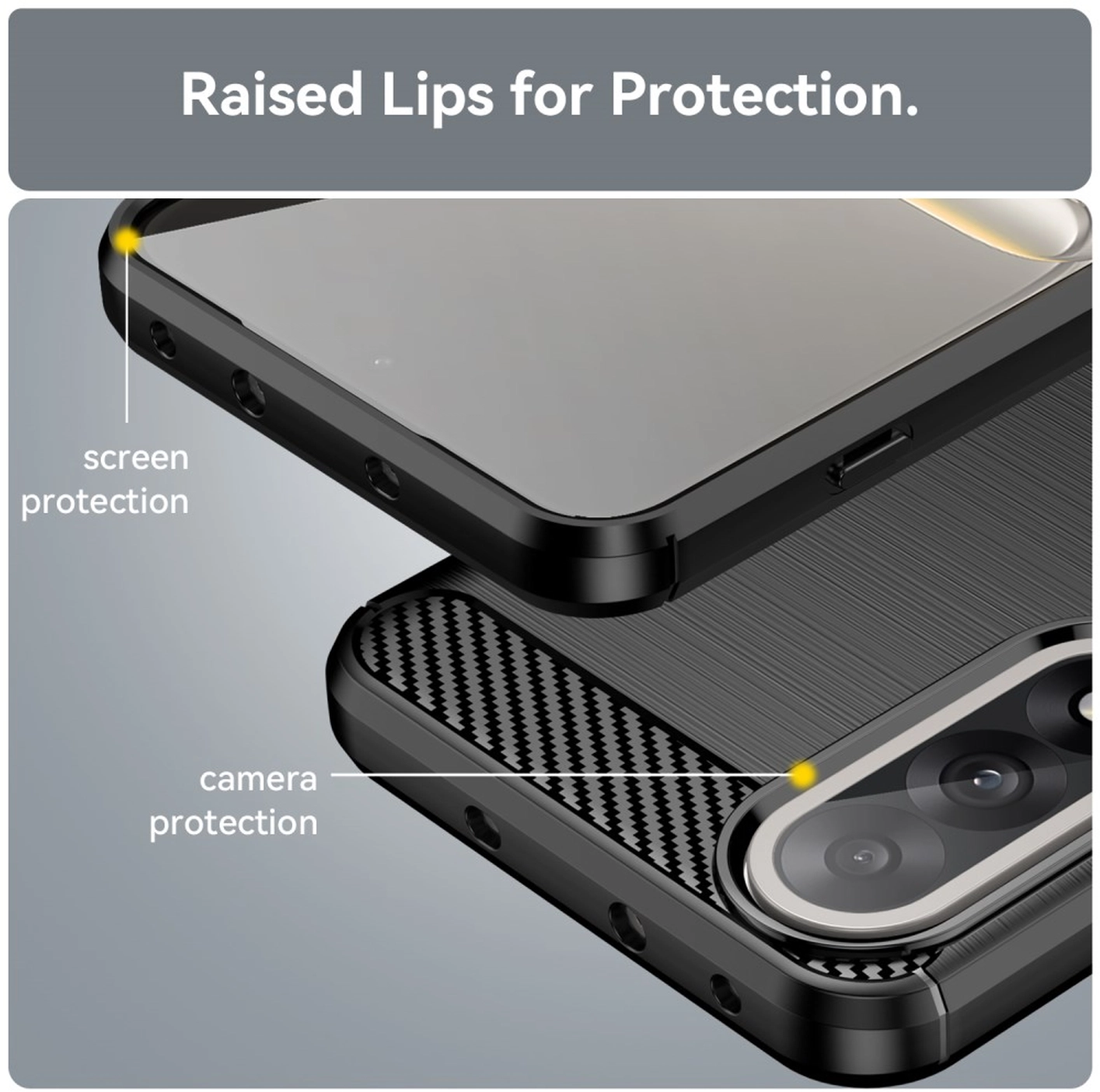 OnePlus Nord 5 Hoesje Geborsteld TPU Flexibele Back Cover Zwart afbeelding 7
