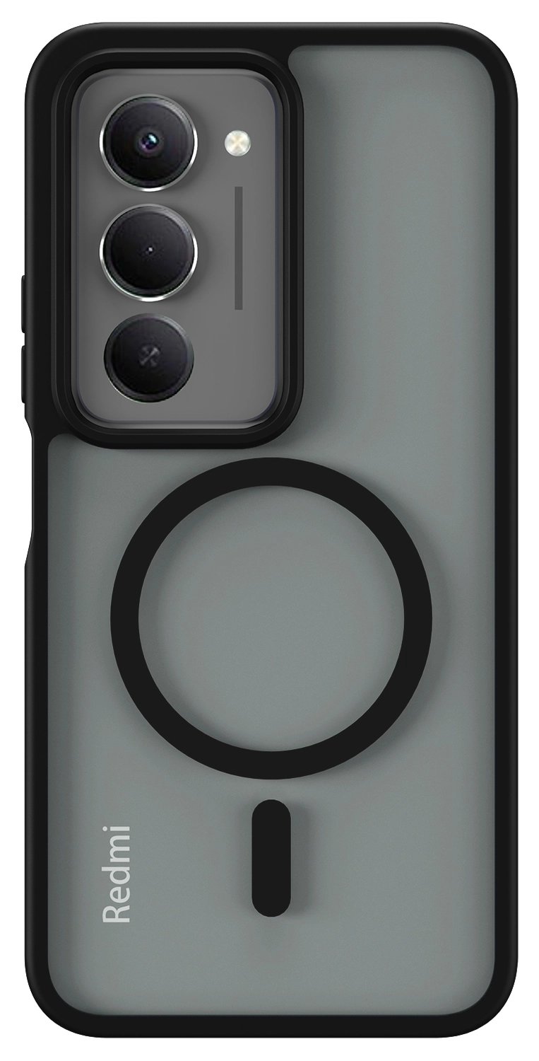 Xiaomi Redmi 15 (5G) Hoesje met MagSafe Back Cover Matte Zwart afbeelding 5