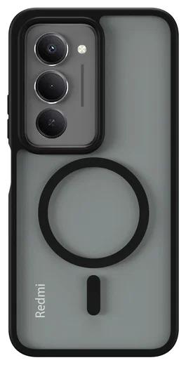Xiaomi Redmi 15 (5G) Hoesje met MagSafe Back Cover Matte Zwart afbeelding 5