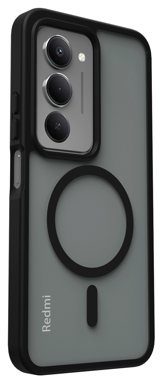 Xiaomi Redmi 15 (5G) Hoesje met MagSafe Back Cover Matte Zwart afbeelding 8