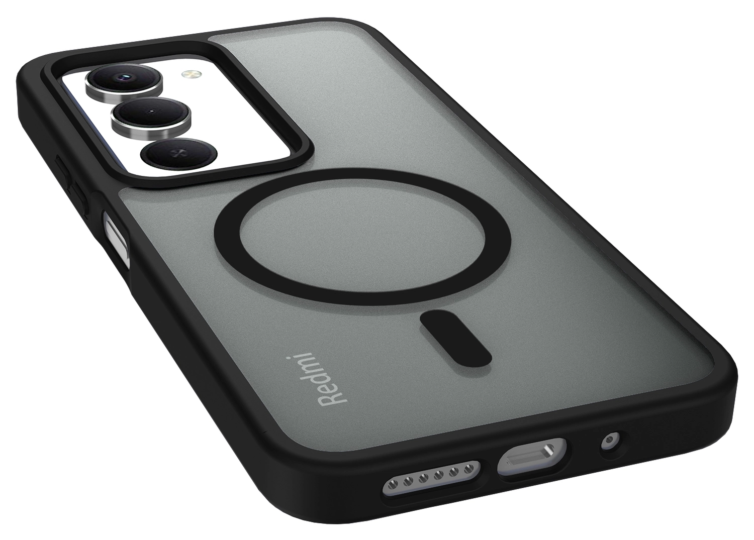 Xiaomi Redmi 15 (5G) Hoesje met MagSafe Back Cover Matte Zwart afbeelding 11