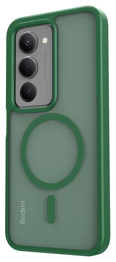 Xiaomi Redmi 15 (5G) Hoesje met MagSafe Back Cover Matte Groen afbeelding 6