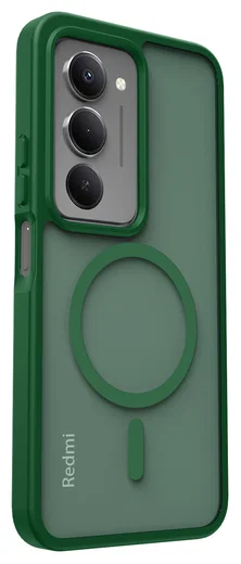 Xiaomi Redmi 15 (5G) Hoesje met MagSafe Back Cover Matte Groen afbeelding 8