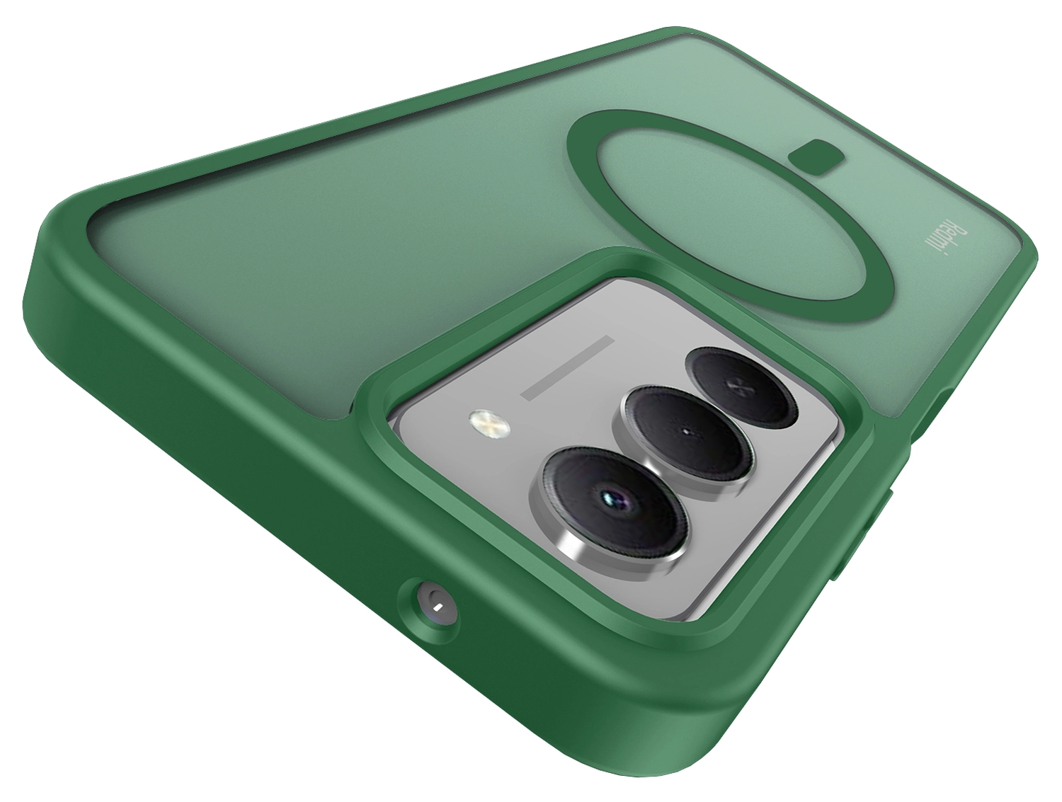 Xiaomi Redmi 15 (5G) Hoesje met MagSafe Back Cover Matte Groen afbeelding 9