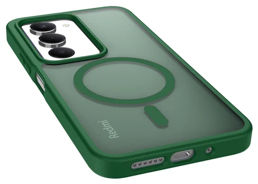 Xiaomi Redmi 15 (5G) Hoesje met MagSafe Back Cover Matte Groen afbeelding 11