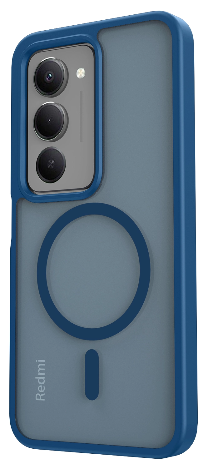 Xiaomi Redmi 15 (5G) Hoesje met MagSafe Back Cover Matte Blauw afbeelding 9