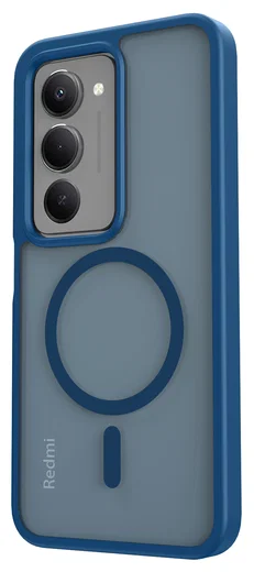 Xiaomi Redmi 15 (5G) Hoesje met MagSafe Back Cover Matte Blauw afbeelding 9