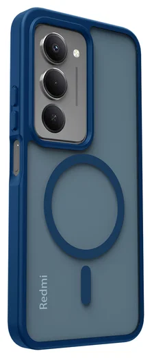 Xiaomi Redmi 15 (5G) Hoesje met MagSafe Back Cover Matte Blauw afbeelding 10