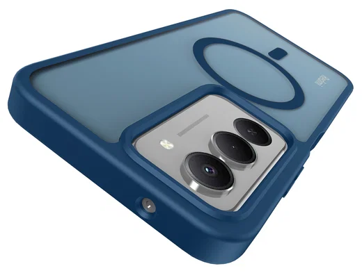 Xiaomi Redmi 15 (5G) Hoesje met MagSafe Back Cover Matte Blauw afbeelding 11