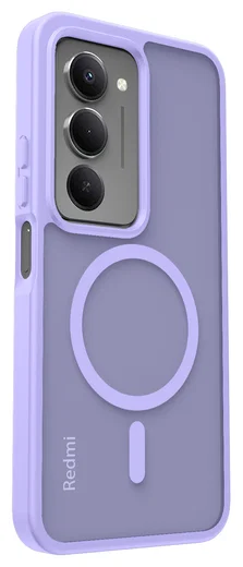 Xiaomi Redmi 15 (5G) Hoesje met MagSafe Back Cover Matte Paars afbeelding 9