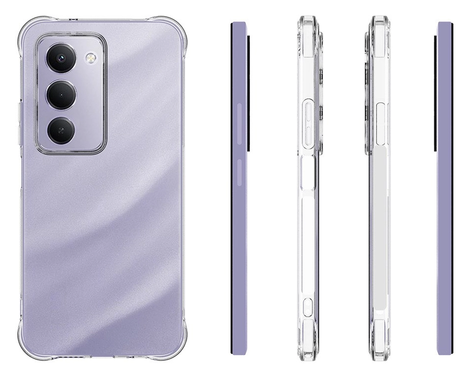 Xiaomi Redmi 15 (5G) Hoesje Schokbestendig en Dun TPU Back Cover Transparant afbeelding 6