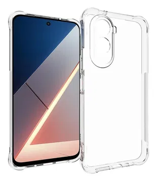 Xiaomi Poco M7 Hoesje Schokbestendig en Dun TPU Back Cover Transparant