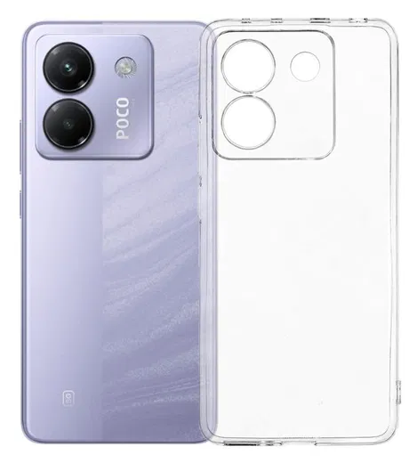 Xiaomi Poco M7 Pro Hoesje Dun TPU Back Cover Transparant afbeelding 1