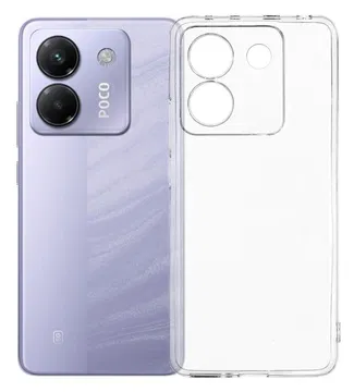 Xiaomi Poco M7 Pro Hoesje Dun TPU Back Cover Transparant