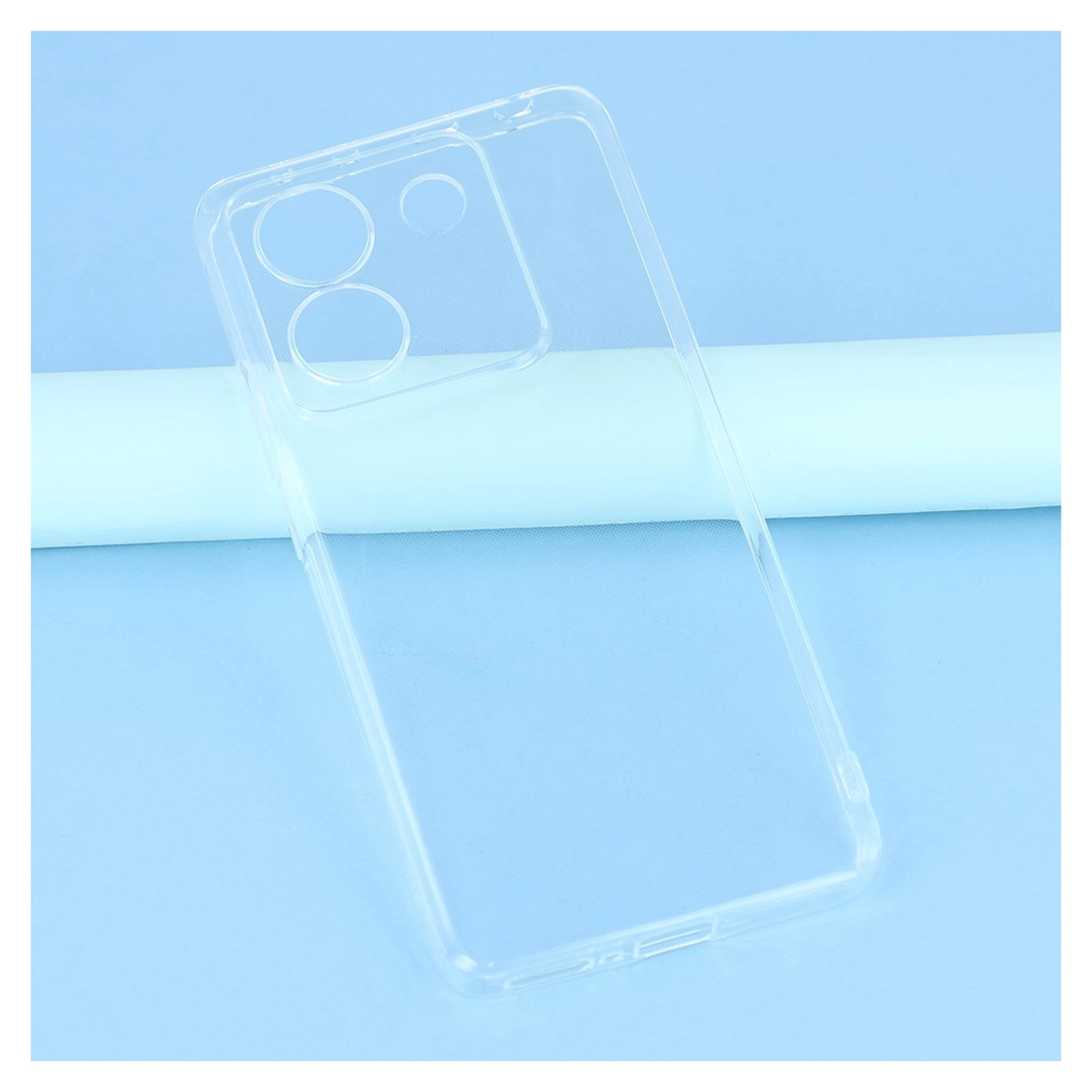 Xiaomi Poco M7 Pro Hoesje Dun TPU Back Cover Transparant afbeelding 3