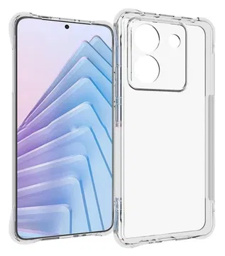 Xiaomi Poco M7 Pro Hoesje Schokbestendig en Dun TPU Back Cover Transparant