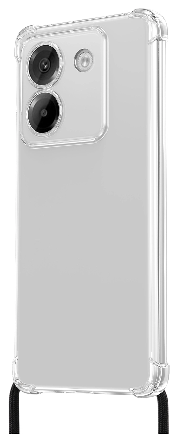 Xiaomi Poco M7 Pro Hoesje met Koord Schokbestendig TPU Transparant afbeelding 5