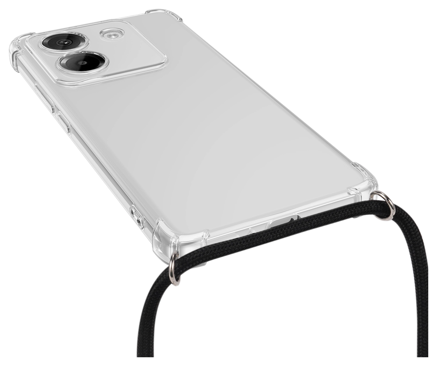 Xiaomi Poco M7 Pro Hoesje met Koord Schokbestendig TPU Transparant afbeelding 6