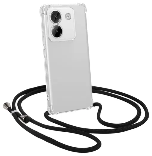 Xiaomi Poco M7 Pro Hoesje met Koord Schokbestendig TPU Transparant afbeelding 7