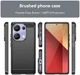 Xiaomi Poco M7 Pro Hoesje Geborsteld TPU Flexibele Back Cover Zwart afbeelding 4